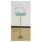 1141	VINTAGE BIRD CAGE WITH FLOOR STAND, APPROXIMATELY 66 IN H