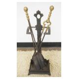 1170	ANTIQUE FIREPLACE TOOL SET
