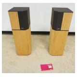 1245	BOSE SPEAKERS 10-2 SERIES II FLOOR STANDING AUDIOPHILE SPEAKERS, APPROXIMATELY 12 IN X 12 IN X 