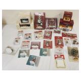 1264	27 CHRISTMAS FIGURES & ACCESSORIES INCLUDING SANTAS WORKSHOP & LEMAX