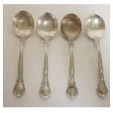 1045	STERLING SPOONS, 4.6 OZT