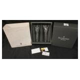1054	WATERFORD CRYSTAL TOASTING FLUTE PAIR