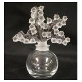 1057	LALIQUE PERFUME BOTTLE *LILY OF THE VALLEY* APPROXIMATELY 5 IN HIGH