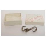 1061	EVE ALFILLE DESIGNER SILVER SCARF PIN, APPROXIMATELY 2 1/4 IN LONG