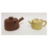 1084	2 ASIAN TEAPOTS
