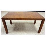 1140	BEACON HILL OLD COLONY STAND, BURLED & BIRDSEYE WALNUT, APPROXIMATELY 21 IN X 42 IN X 21 IN HIG