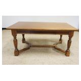 1156	MAHOGANY REFECTORY TABLE W/ONE DRAWER, APPROXIMATELY 67 IN X 37 IN X 31 IN HIGH