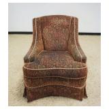1170	BAKER COUNCIL UPHOLSTERED SWIVEL CHAIR, APPROXIMATELY 36 IN HIGH