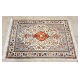 1171	SMALL PERSIAN WOOL THROW RUG, APPROXIMATELY 5 FT X 4 FT