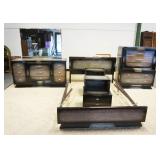 1176	5 PIECE MIDCENTURY MODERN BEDROOM SET, AMERICAN OF MARTINSVILLE