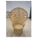 1177	VINTAGE WOVEN PEACOCK CHAIR