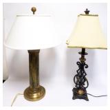 1191	2 TABLE LAMPS, TALLEST APPROXIMATELY 33 IN HIGH