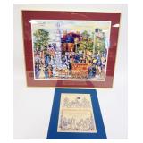 1200	EASTON PA ARTIST SIGNED LOUIS LAMONT POSTER *THE SOLDIERS & SAILORS* CENTENIAL 1900-2000 & EAST