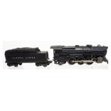 1243	LIONEL TRAIN O GAUGE #675 LOCOMOTIVE AND # 2466 WX TENDER