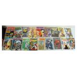 1260	GROUP OF ASSORTED VINTAGE COMIC BOOKS, SPIDERMAN, GREEN LANTERN, THE THING, ETC.