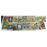 1261	GROUP OF ASSORTED VINTAGE COMIC BOOKS, IRON MAN, X-MEN, SUPERMAN, SPIDERMAN ETC.