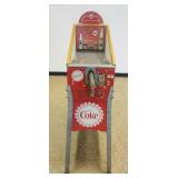 1132	VINTAGE COCA-COLA SHOOTING PINBALL GAME BY JOHNSTON PRODUCTS, HAVE KEYS, APPROXIMATELY 14 IN X 