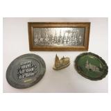 1212	GROUP OF ASSORTED VINTAGE GERMAN SOUVINEER ITEMS