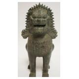 1230	BRONZE ASIAN IMPERIAL FOO DOG, APPROXIMATELY 5 IN X 7 IN X 13 IN H