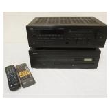 1263	YAMAHA RX-V670 STEREO RECEIVER AND NILES ZR-Y630 AMPLIFIER
