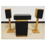 1264	NHT 1.1 SPEAKERS, VT-1C SPEAKER, MILLER CREISEL MY-80 SUBWOOFER
