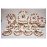 1003	ROYAL ALBERT FINE BONE CHINA *LADY CARLYLE* 40 PIECES INCLDUING 9-10 1/2 IN PLATES, 9-8 1/4 IN 