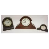 1068	MANTLE CLOCK ASSORTMENT INCLUDING SETH THOMAS, HOWARD MILLER 71TH ANIV. AND BRECKLAN QUARTZ CLO