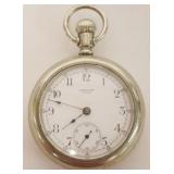 1126	CENTURY POCKET WATCH IN KEYSTONE SILVEROID WATCH CASE
