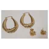 1131	14K EARRINGS, 3.85 DWT