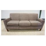 1162	DEMINISIONS UPHOLSTERED SOFA, APPROXIMATELY 32 IN X 77 IN X 36 IN H