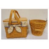 1205	ASSORTED LONGABER BASKETS 1999 HARBOR BASKET AND 2002 PAIL