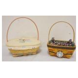 1220	ASSORTED LONGABERGER BASKETS WITH 1998 & 2013 EASTER BASKETS