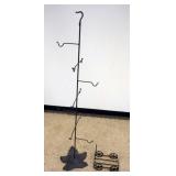 1231	LONGABERGER METAL CRAFT BASKET TREE AND SLEIGH BASKET STAND