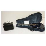 1252	ESTABAN CELESTIAL NIGHT GUITAR & AMP, SOME WRITING ON GUITAR