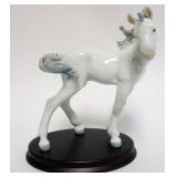 1018	LLADRO PORCELAIN FIGURE, CHINESE ZODIAC COLLECTION, HORSE FIGURINE, APPROXIMATELY 9 1/2 IN HIGH