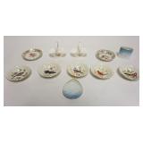 1034	GROUP OF ASSORTED CHINA INCLUDING ROYAL CAULDON ENGLAND 3 3/4 IN BOWLS & B&G DENMARK & BAVARIAN