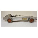 1072	FOLK ART LARGE SCALE MODEL RACE CAR, BENCH MADE, APPROXIMATELY 35 IN X 11 IN X 8 IN HIGH