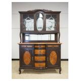 1001	ROSEVILLE POTTERY WALL POCKET, BROWN FUCHSIA, APPROXIMATELY 8 1/2 IN HIGH