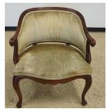 1137	UPHOLSTERD ARMCHAIR