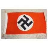 1202	GERMAN WWII BANNER/FLAG, APPROXIMATELY 33 IN X 18 IN
