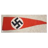 1204	GERMAN WWII PENNANT, APPROXIMATELY 48 IN X 15 IN