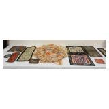 1211	GROUP OF ASSORTED ASIAN TEXTILES, LARGEST APPROXIMATELY 17 IN X 15 IN
