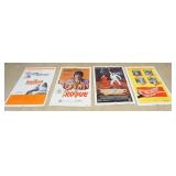 1220	GROUP OF 4 VINTAGE MOVIE POSTERS, LARGEST APPROXIMATELY 27 IN X 41 IN