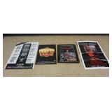 1232	GROUP OF 4 VINTAGE MOVIE POSTERS, LARGEST APPROXIMATELY 27 IN X 41 IN