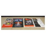 1239	GROUP OF 4 VINTAGE MOVIE POSTERS, LARGEST APPROXIMATELY 27 IN X 41 IN