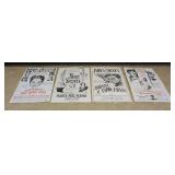 1244	GROUP OF VINTAGE MOVIE POSTERS