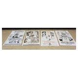 1245	GROUP OF VINTAGE MOVIE POSTERS