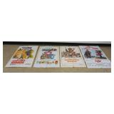 1257	GROUP OF VINTAGE MOVIE POSTERS