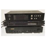 1277	VINTAGE STEREO EQUIPMENT ADC-SPECTRUM ANLYZER SA-1, NIKKO TUNER GAMMA V, PARASOUND PREAMP P/HP 