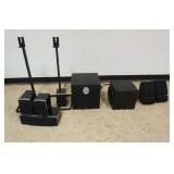 1280	GROUP OF ASSORTED SPEAKERS & SUBWOOFERS INCLUDING POLK AUDIO